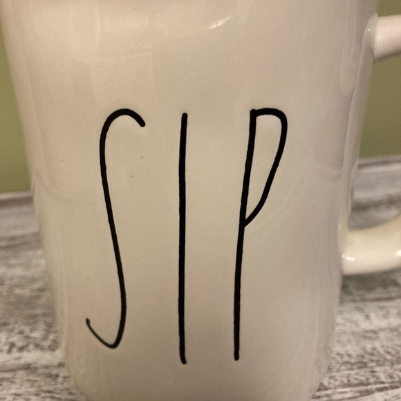 Rae Dunn "SIP" MUG with 'M' Stamp - Picture 2 of 6